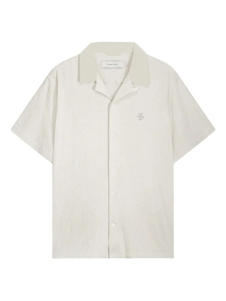  Filling Pieces Floral-embroidered Resort Shirt - Neutrals 