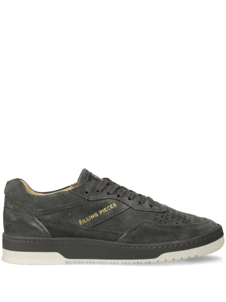  Filling Pieces Logo-print Suede Sneakers - Grey 