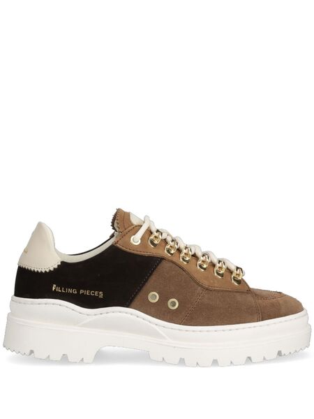  Filling Pieces Suede Court Sneakers - Brown 