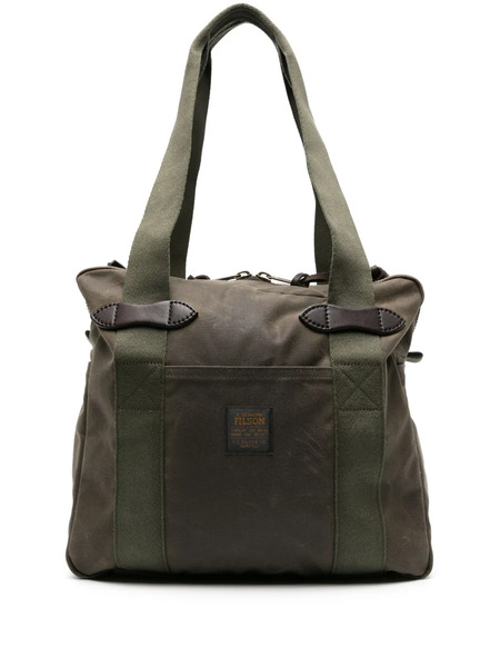  Filson Cloth Logo-patch Tote Bag - Green 