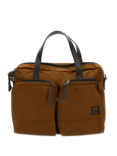  Filson Flap Strap Cotton Twill Shoulder Bag - Brown 