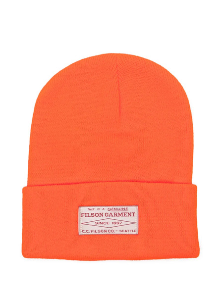  Filson Logo-patch Beanie - Orange 