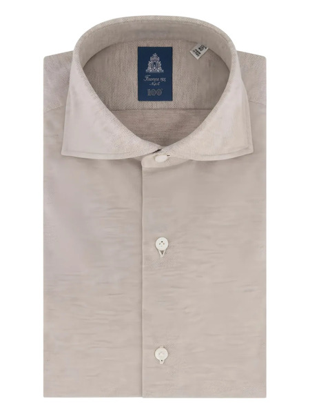  Finamore 1925 Napoli Button-down Shirt - Neutrals 