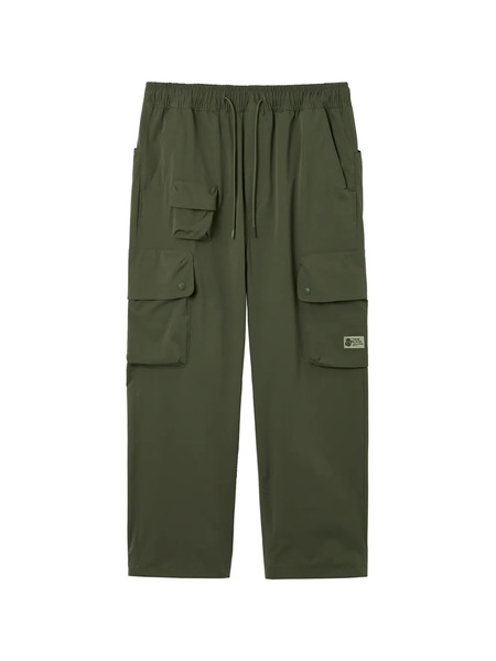  Fingercroxx Drawstring-waist Cargo Pants - Green 