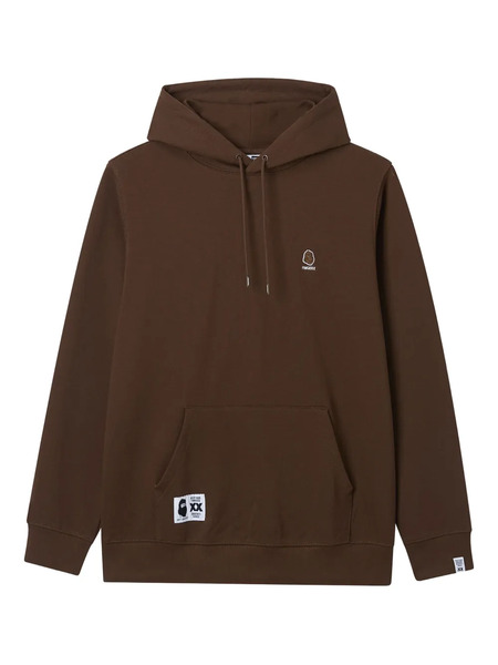  Fingercroxx Embroidered Hoodie - Brown 