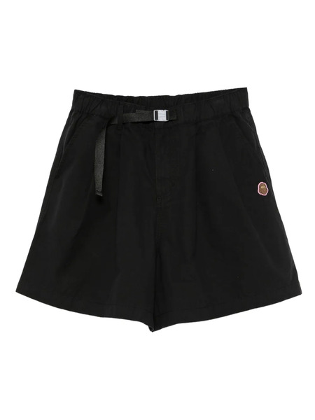  Fingercroxx Embroidered-logo Short - Black 