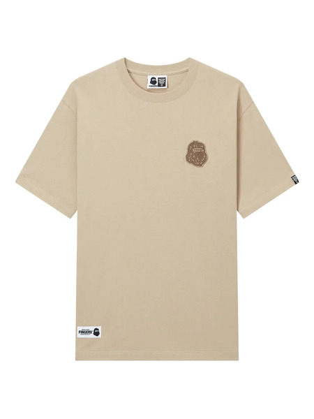  Fingercroxx Embroidered-patch T-shirt - Neutrals 