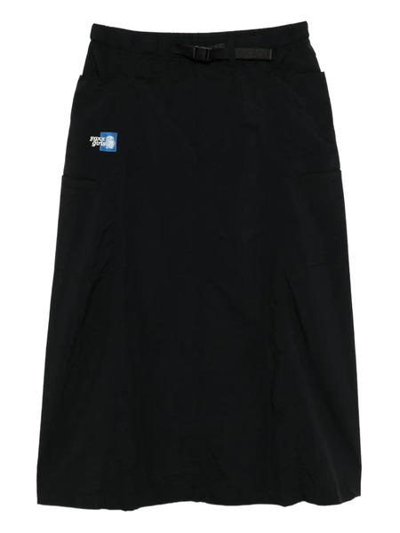  Fingercroxx Logo-patch Skirt - Black 