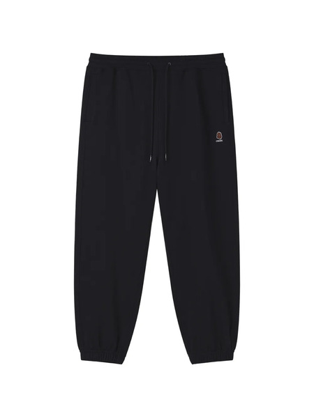  Fingercroxx Logo-patch Trousers - Black 