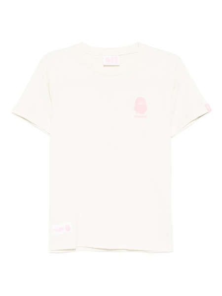  Fingercroxx Logo Print T-shirt - Neutrals 
