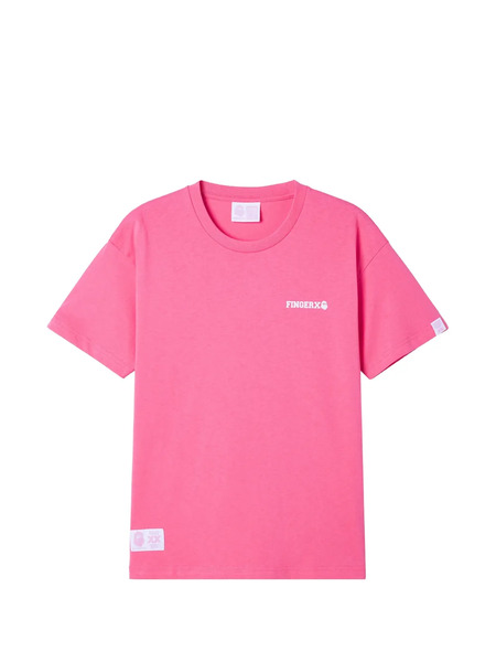 Fingercroxx Logo-print T-shirt - Pink 
