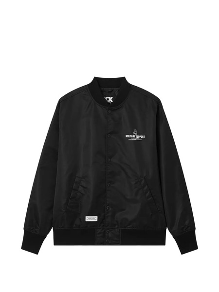  Fingercroxx Print-detail Bomber Jacket - Black 