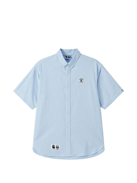  Fingercroxx Short-sleeve Badge Shirt - Blue 