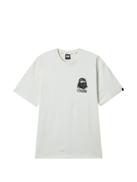  Fingercroxx Short-sleeve Printed T-shirt - Neutrals 