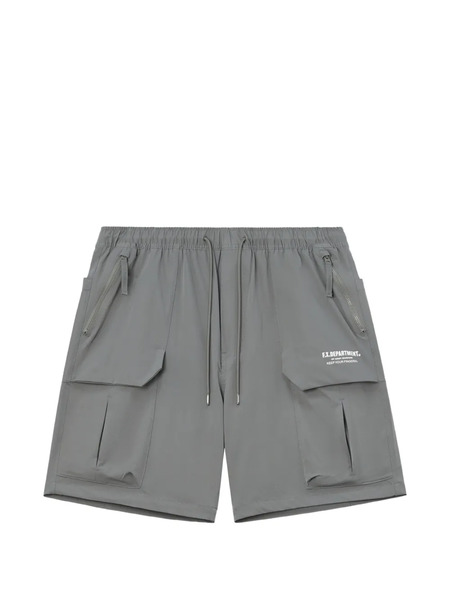  Fingercroxx Zip Pocket Shorts - Grey 
