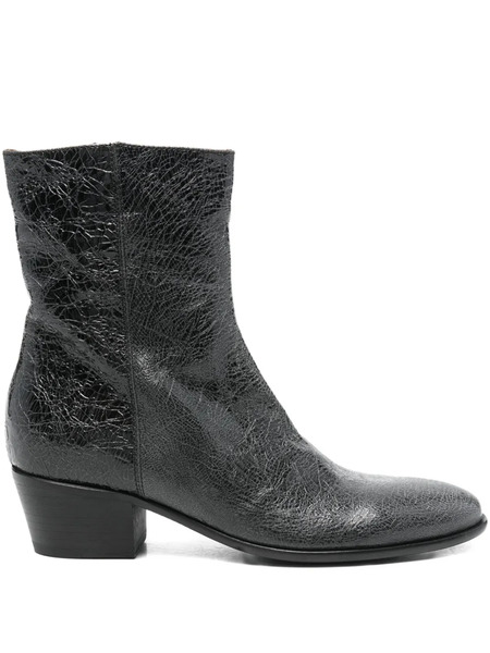  Fiorentini + Baker Matt Zip-up Boots - Black 