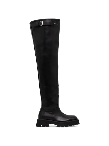  Fiorucci Buckle Strap Boots - Black 