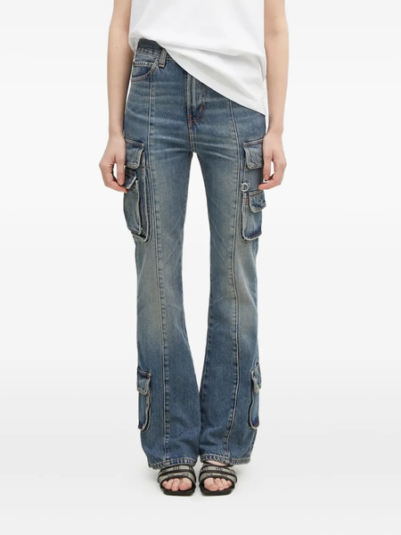  Fiorucci Cargo Panelled Jeans - Blue 
