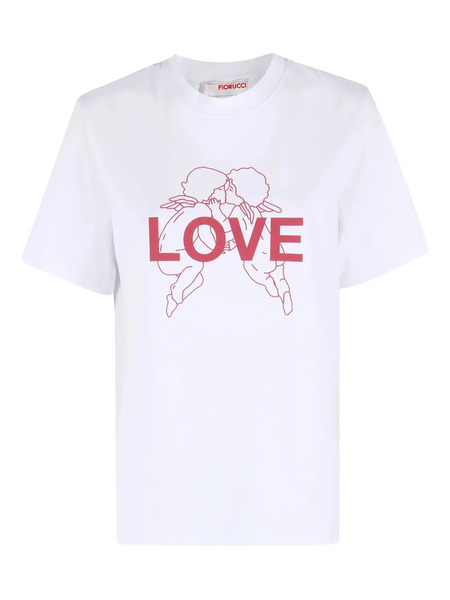  Fiorucci Cupid-graphic T-shirt - White 