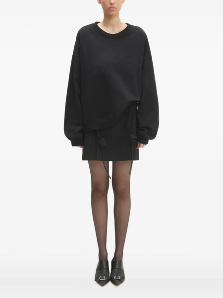  Fiorucci Embroidered-logo Sweatshirt - Black 