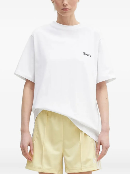  Fiorucci Embroidered Short-sleeve T-shirt - White 