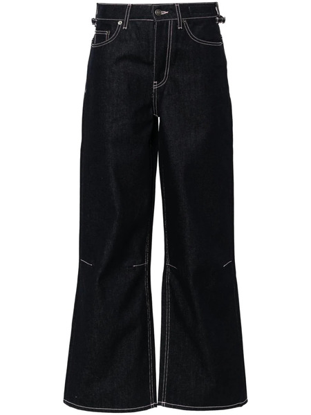  Fiorucci High-rise Straight-leg Jeans - Blue 