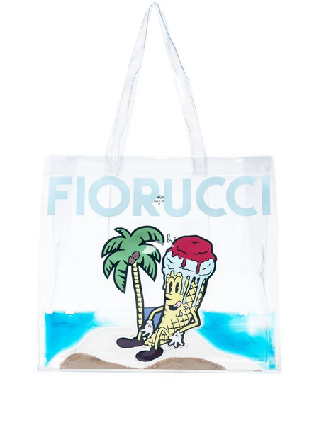  Fiorucci Ice-cream Graphic Tote Bag - Neutrals 