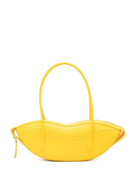  Fiorucci Lips Zip Handle Tote Bag - Yellow 