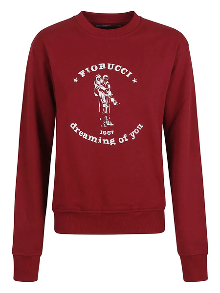  Fiorucci Logo-print Sweatshirt - Red 