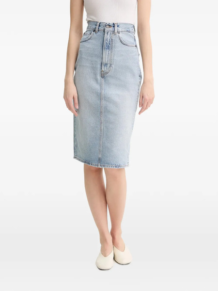  Fiorucci Pocket Midi Skirt - Blue 