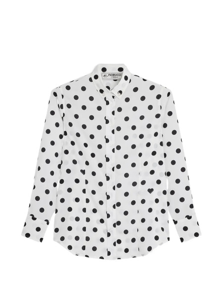  Fiorucci Polka-dot Shirt - White 