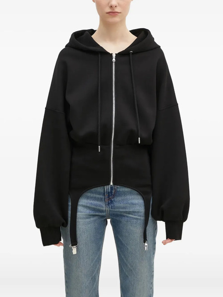  Fiorucci Zip Hooded Sweater - Black 