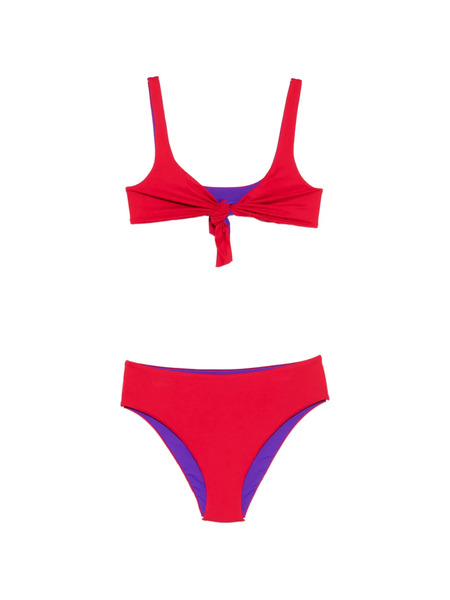  Fisico Knot-detail Bikini - Red 