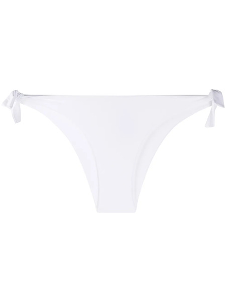  Fisico Logo Patch Bikini Bottoms - White 