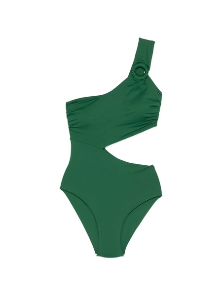  Fisico Ring-detail Swimsuit - Green 