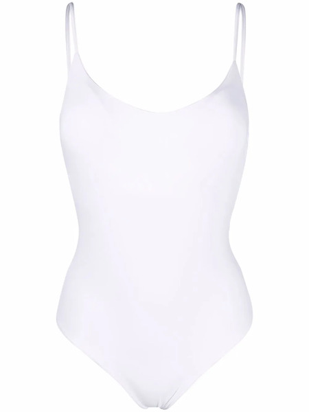  Fisico V-back Swimsuit - White 