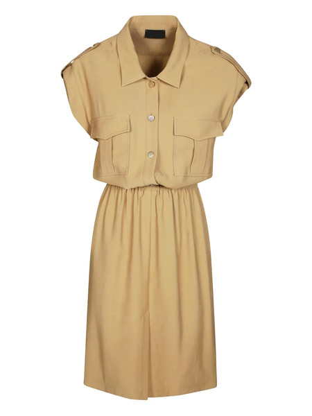  F.it Button-up Dress - Neutrals 