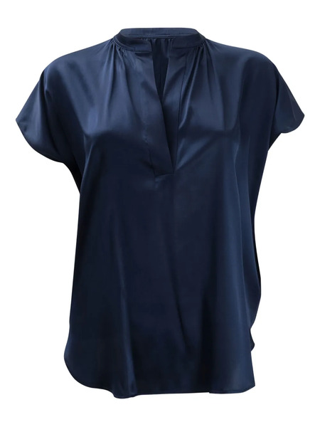  F.it V-neck Blouse - Blue 
