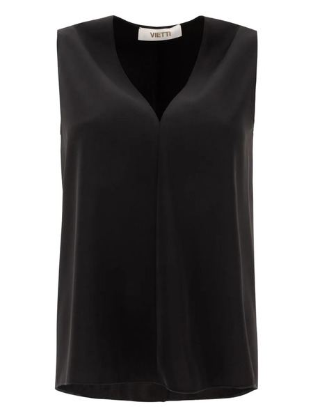  F.it V-neck Sleeveless Top - Black 