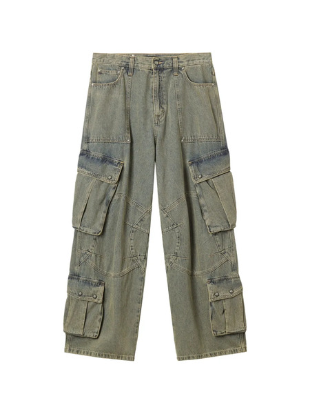  Five Cm Cargo-pocket Jeans - Blue 