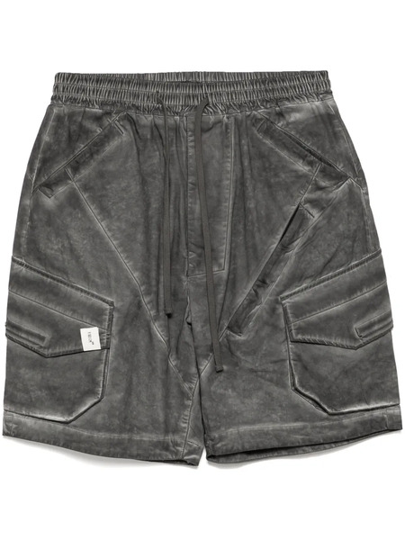  Five Cm Cotton Cargo Shorts - Black 
