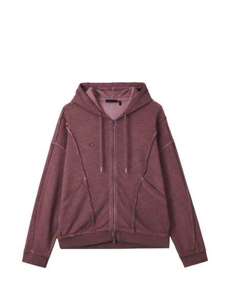  Five Cm Distressed Hoodie - Pink 