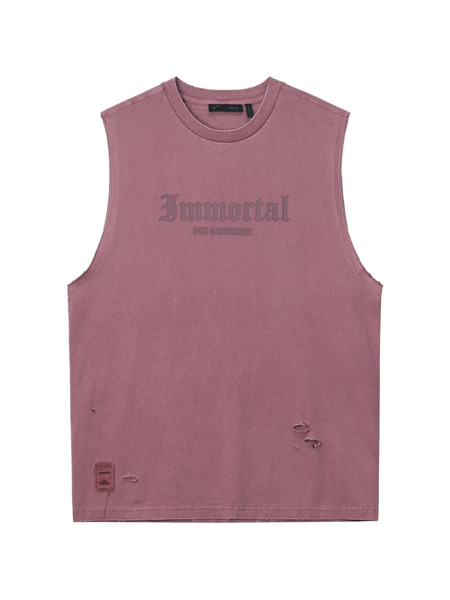  Five Cm Distressed Tank Top - Pink 