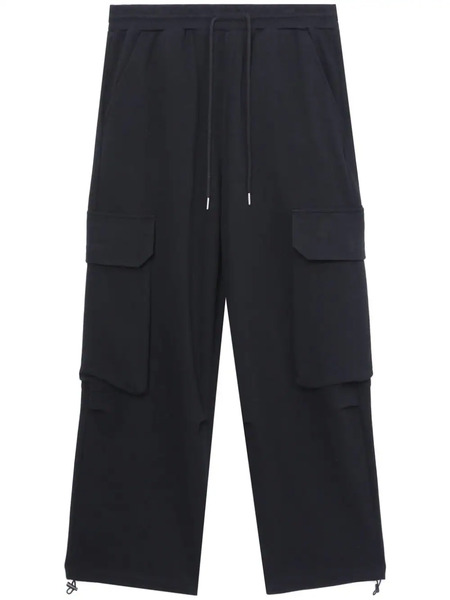  Five Cm Elasticated-waistband Cargo Trousers - Black 