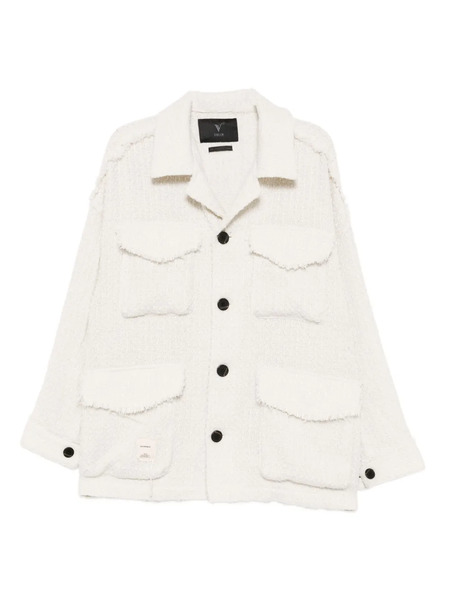  Five Cm Logo-patch Shirt Jacket - Neutrals 