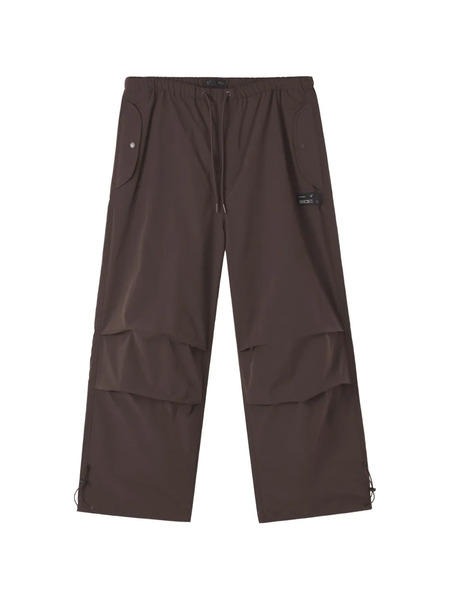  Five Cm Logo-patch Trousers - Brown 