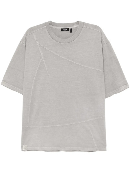  Five Cm Patchwork T-shirt - Grey 