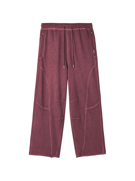  Five Cm Seam-detail Trousers - Pink 