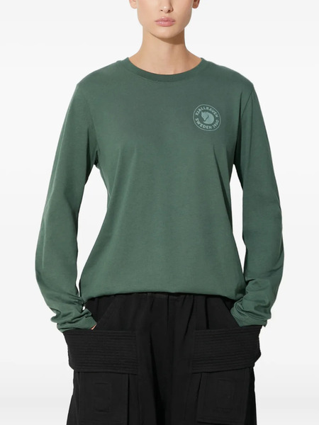  Fjällräven Logo Long-sleeve T-shirt - Green 