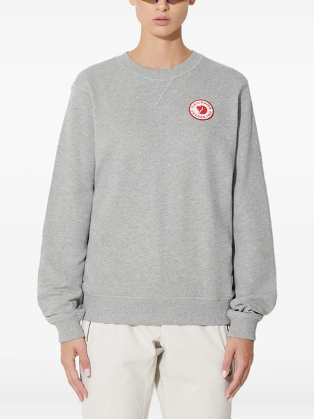  Fjällräven Logo-patch Sweatshirt - Grey 